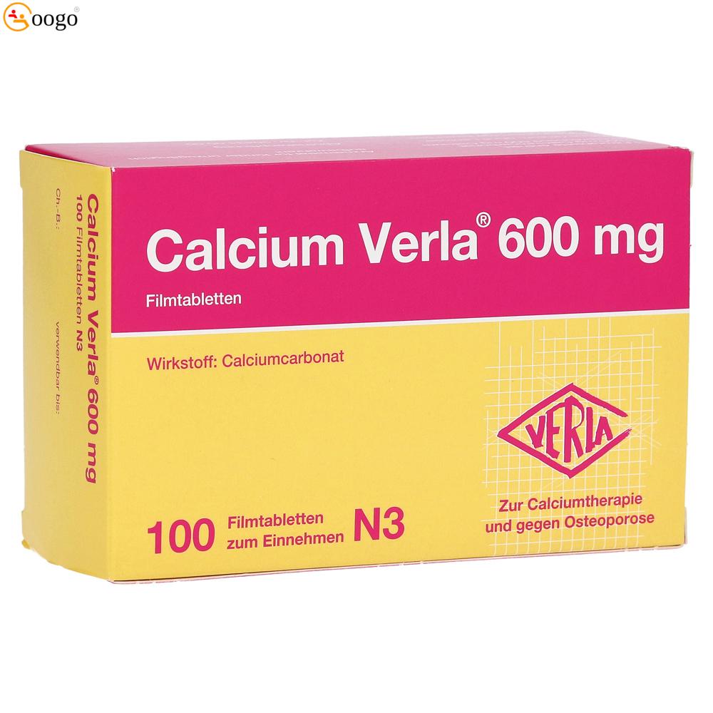 Calcium Verla 600mg, 100 tablets