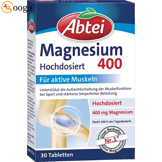 Magnesium 400 tablets (39.5g, 30 tablets)