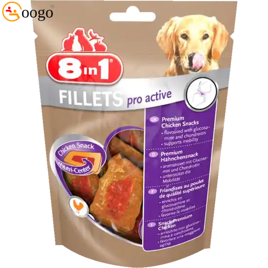 Fillets Pro Active Premium Chicken Snack 80g