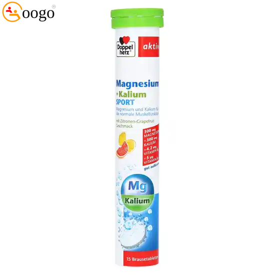 Aktiv magnesium + potassium sport effervescent tablets (99g 15 tablets)