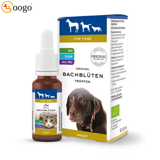 Organic Bach Flower Remedies Drops for Pets Anxiety 20ml