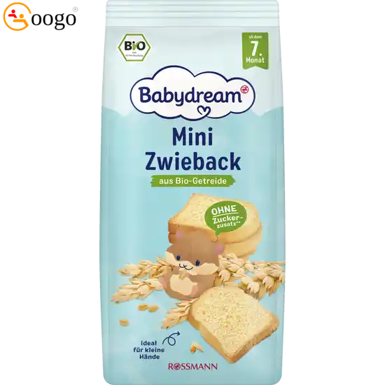 Babydream Bio Mini-Zwieback, 100 g ( 33 pieces)