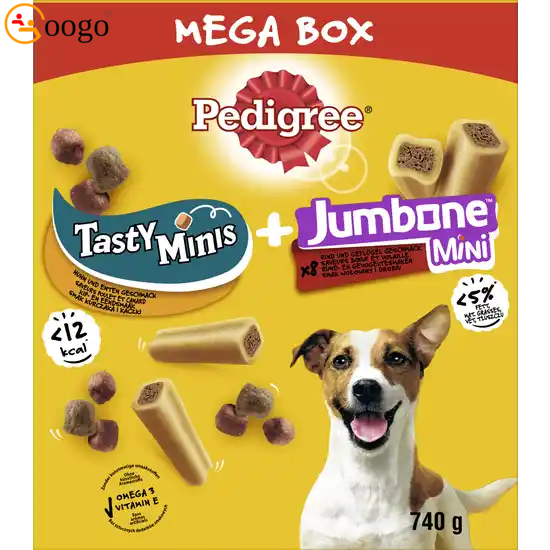 Mega Box Snacks with Tasty Minis & Jumbone Mini 740g