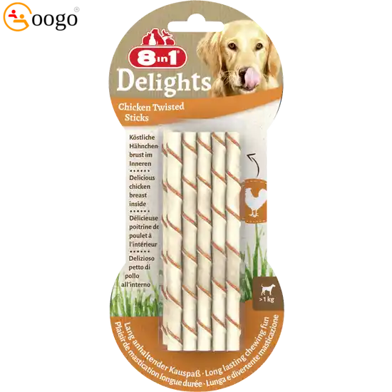 Chewing Sticks Delights Twisted Sticks 55g