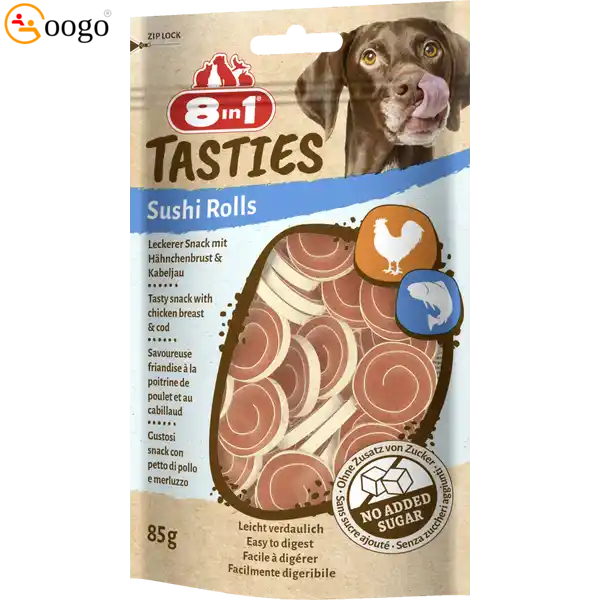 Sushi Rolls Chicken + Cod 85g