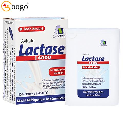 Avitale Lactase 14000 FCC, 80 Tablets