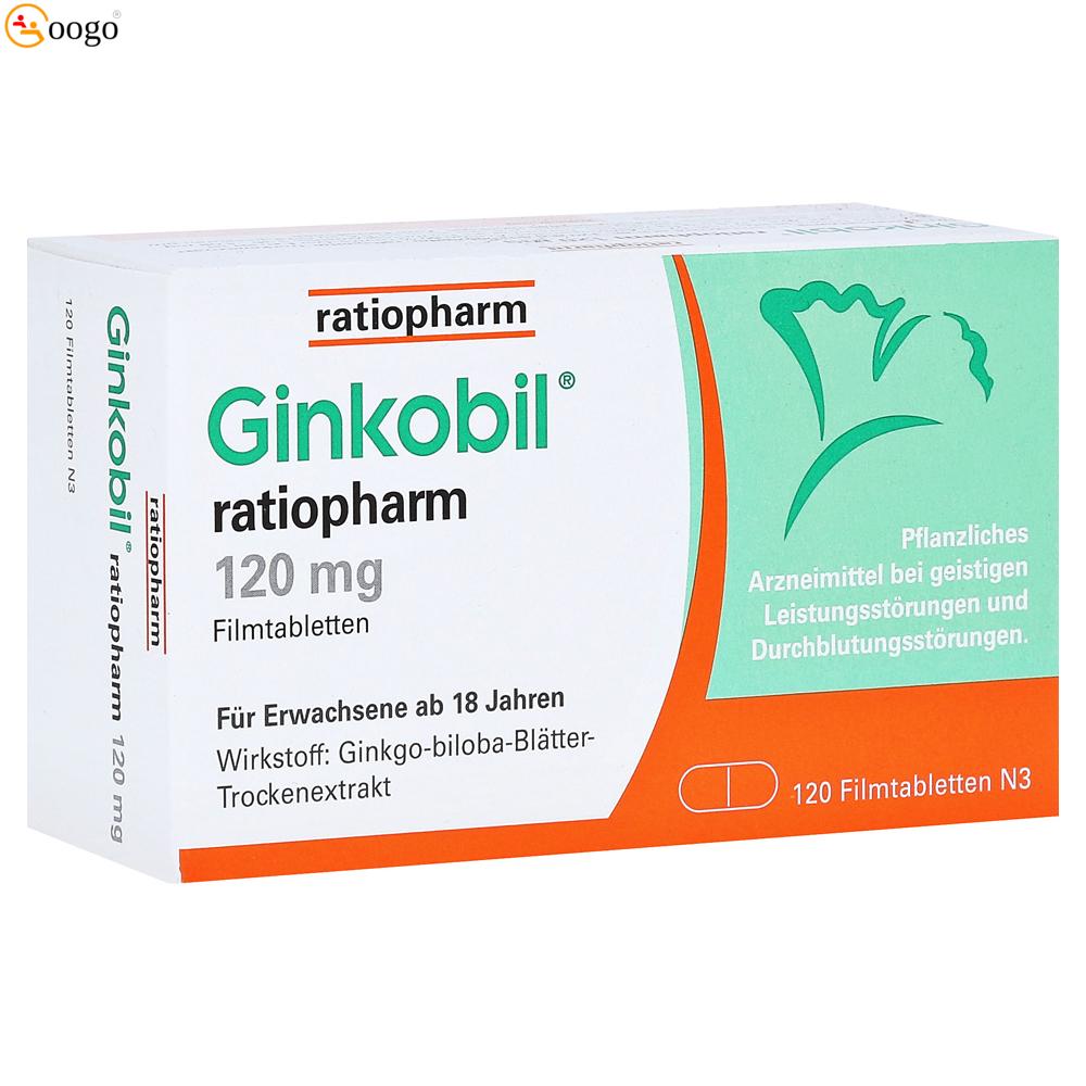 GINKOBIL ratiopharm 120mg, 120 tablets