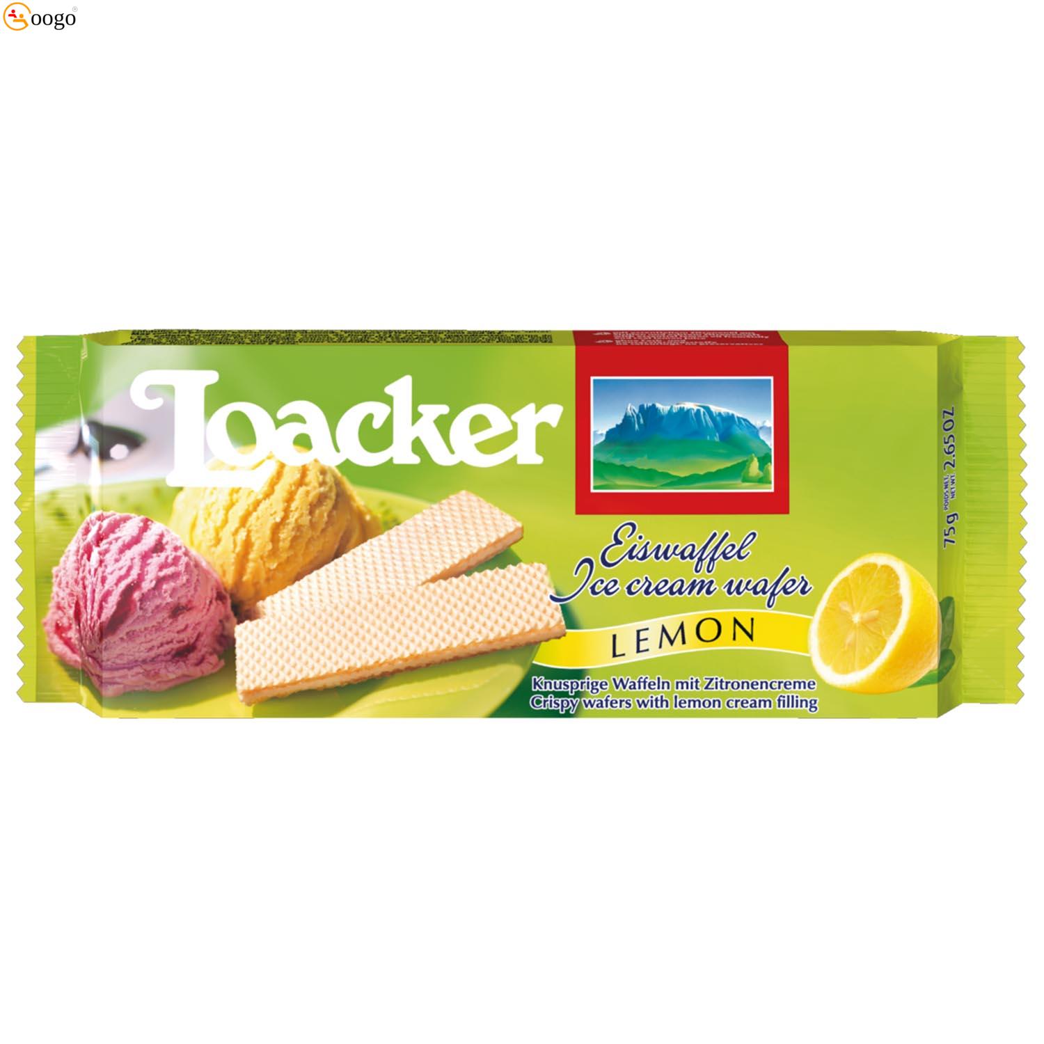 Loacker Eiswaffel Lemon 75g