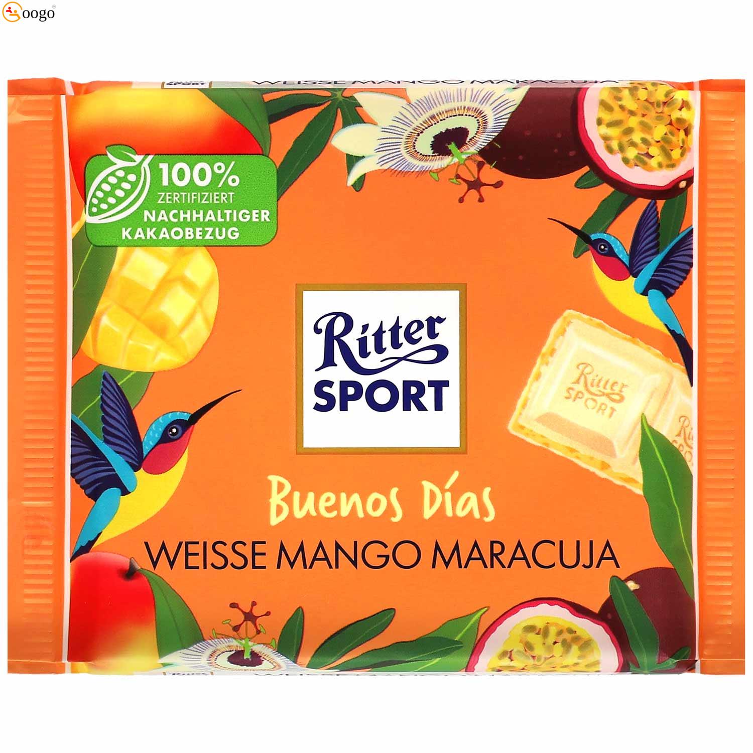 Ritter Sport 'Buenos Días' Weisse Mango Maracuja, 100g