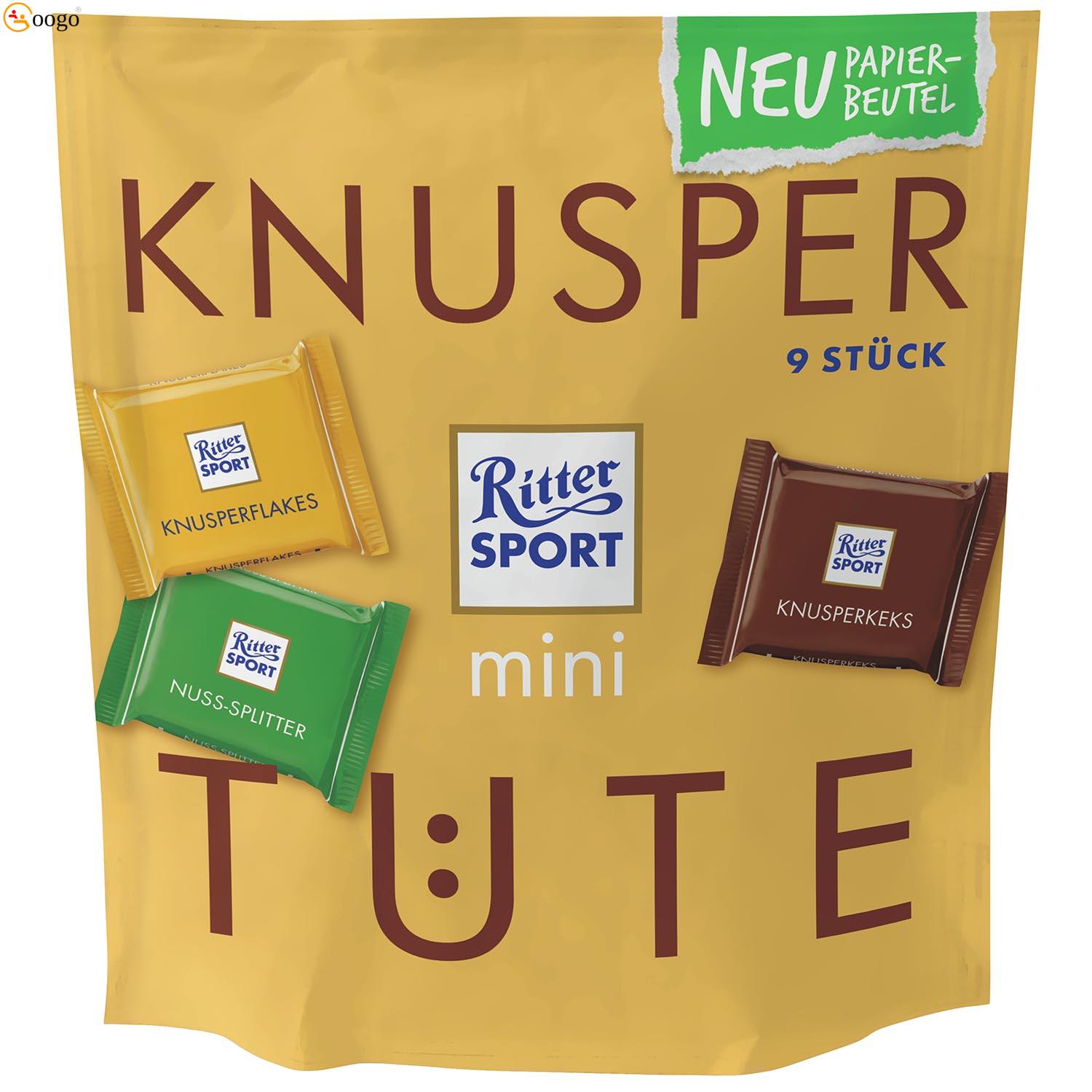 Ritter Sport mini Knusper Tüte 9er, 150 g