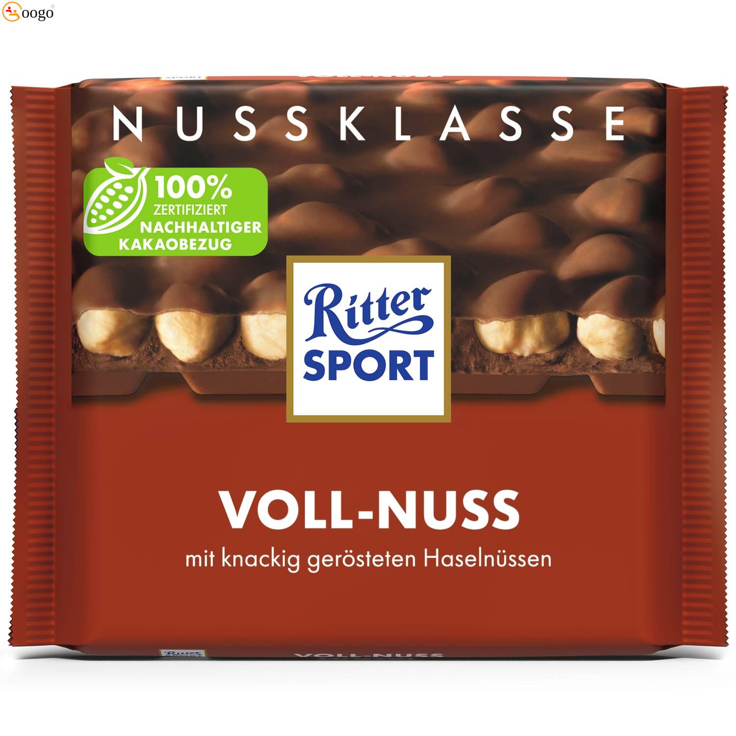 Ritter Sport Nuss-Klasse Voll-Nuss, 100g