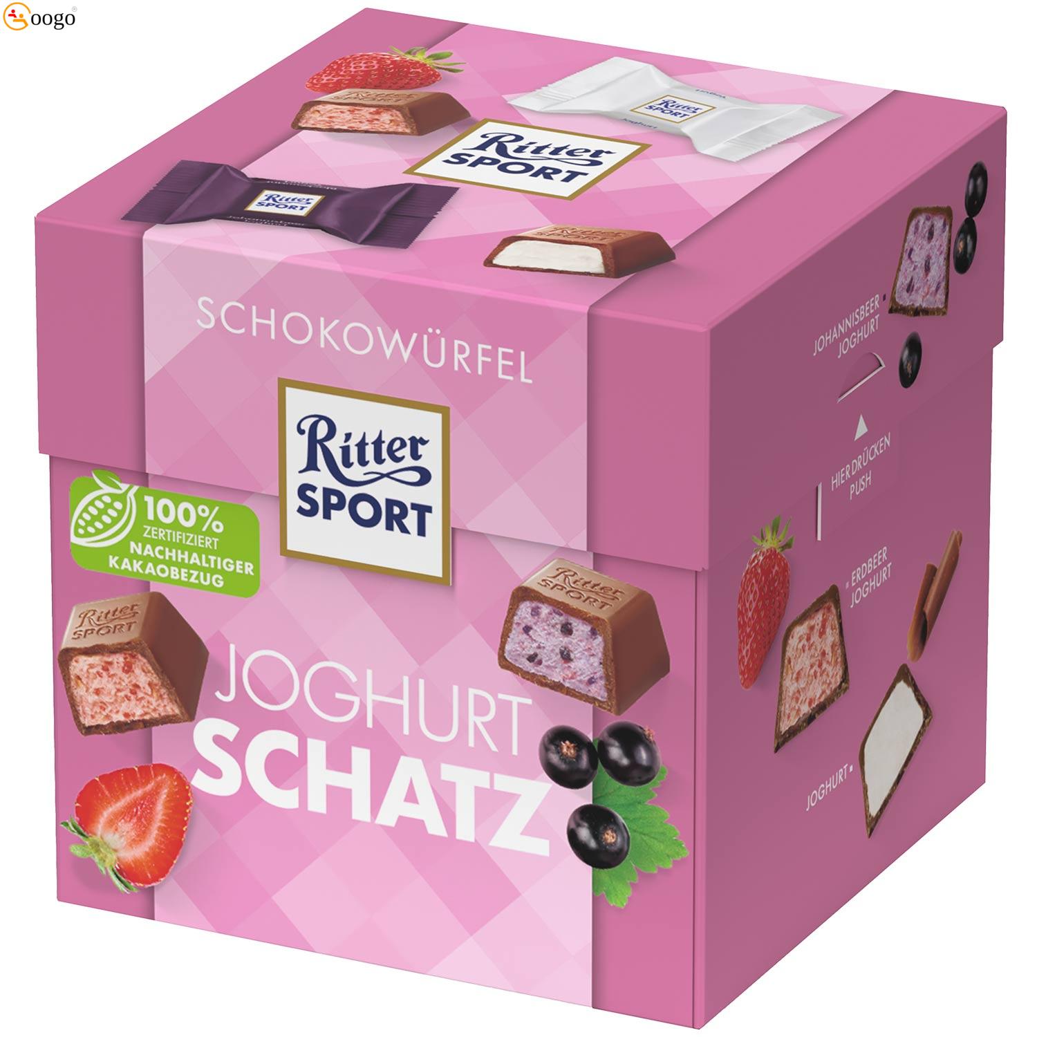 Ritter Sport Schokowürfel Joghurtschatz 22er, 176 g 