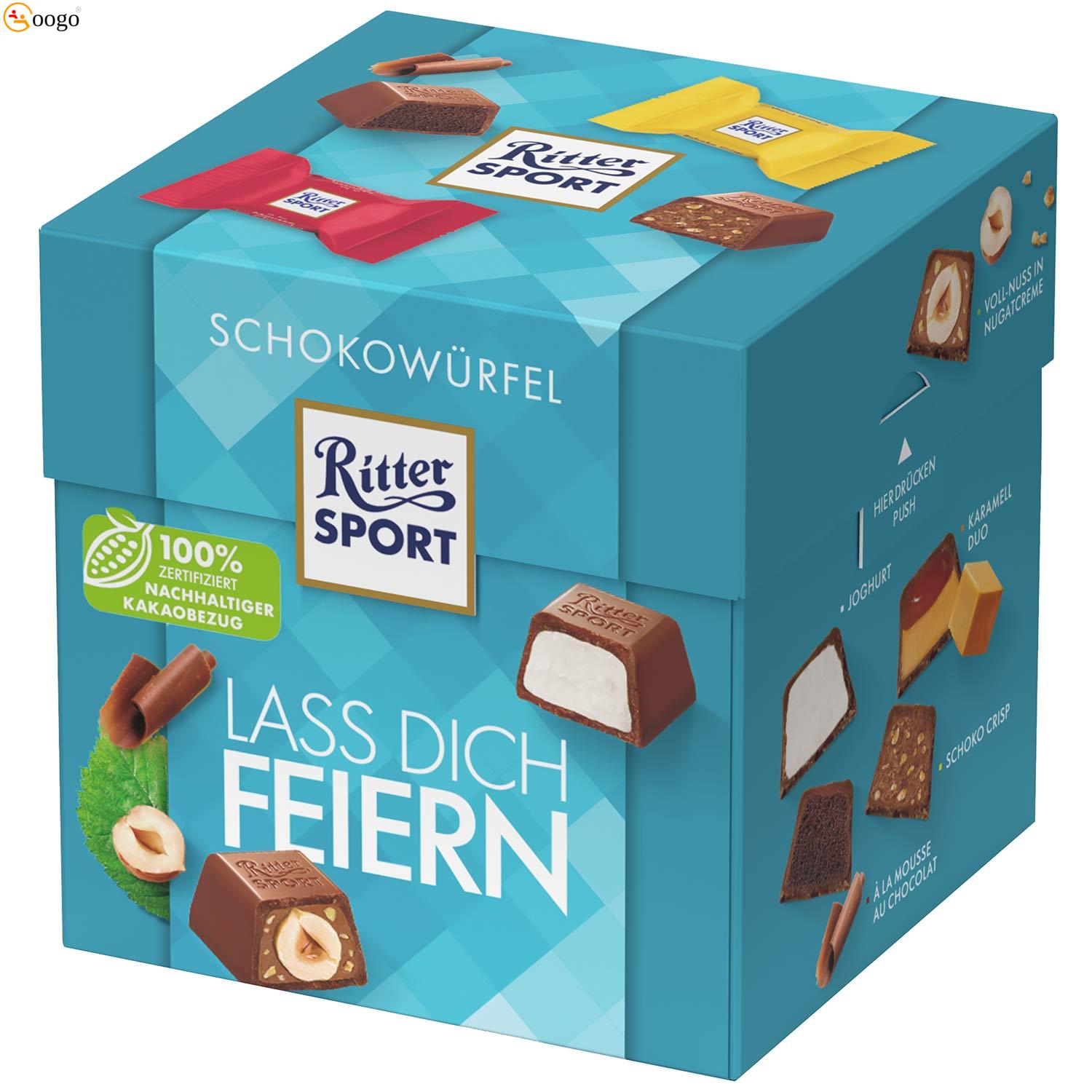 Ritter Sport Schokowürfel Lass Dich Feiern 22er, 176 g