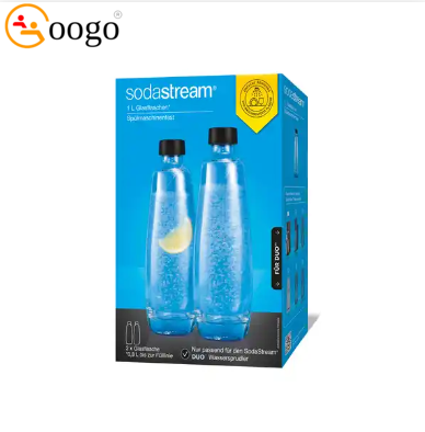 Glass bottle DUO 1L