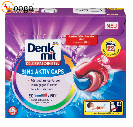 Color detergent Caps 3in1 Active, 22 Wl