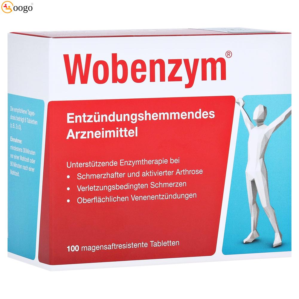 Wobenzym, 100 tablets
